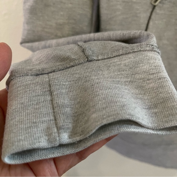 LULULEMON City Sweat Zip Hoodie Heathered Ultra Light Grey Size Large - Picture 11 of 12